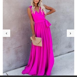 Fuchsia dress size S/M. Never worn!